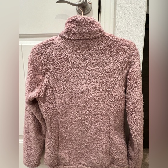 Patagonia Los Gatos Quarter Zip Fuzzy Fleece Pullover Antho Pink Women XS - Picture 3 of 3